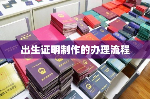 称多出生证明制作的办理流程